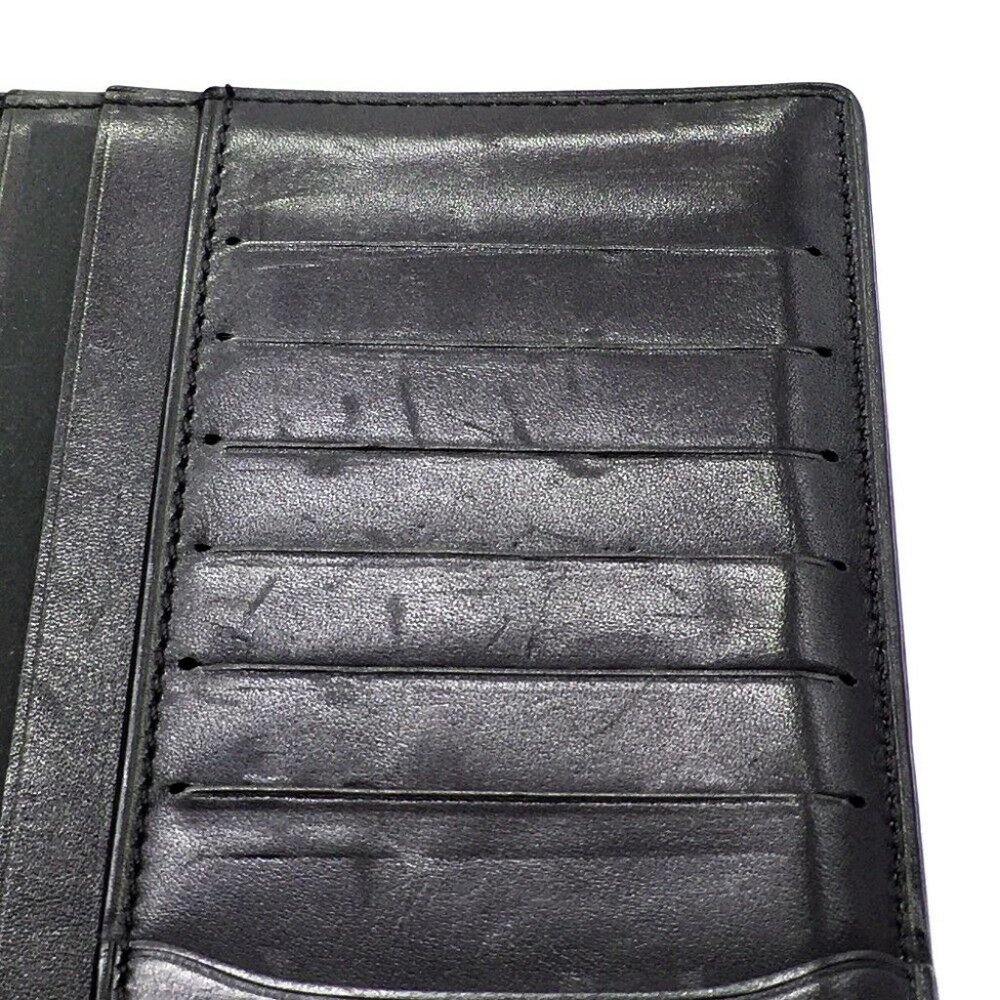 BERLUTI Calligraphy Ebene Leather Bi-fold Wallet - Picture 6 of 10